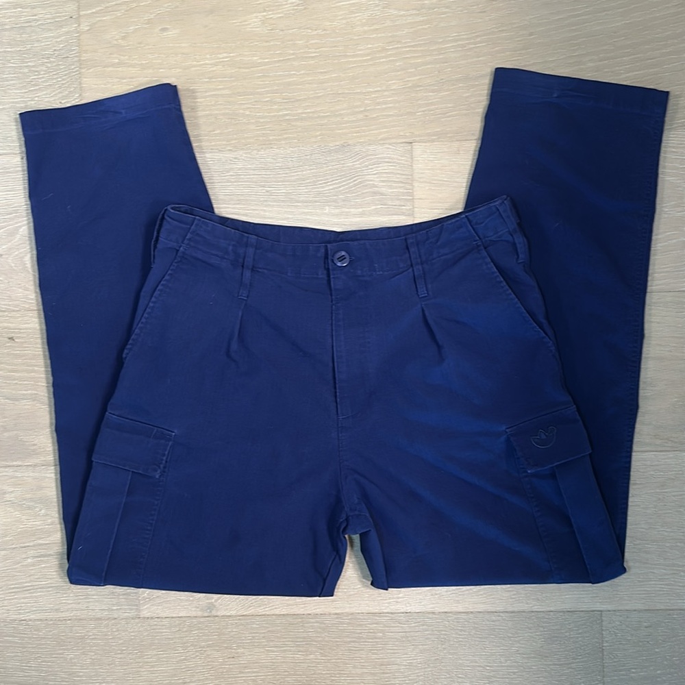 adidas Originals Blue Cargo Baggy Pants